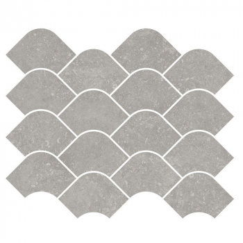 Декор Касабланка наборный серый матовый обрезной 30x25x0,9