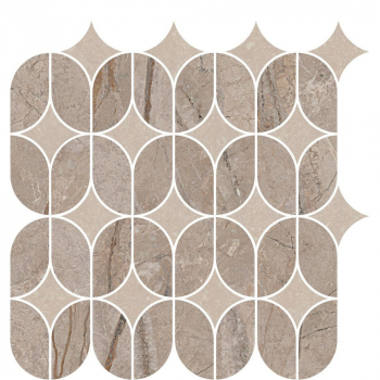 Декор Ифран наборный бежевый светлый глянцевый обрезной 30x32,5x0,9