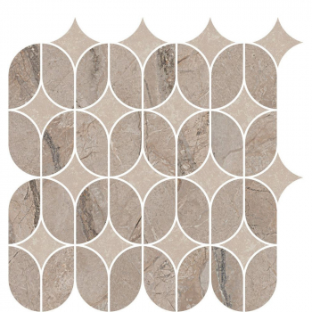 Декор Ифран наборный бежевый светлый глянцевый обрезной 30x32,5x0,9