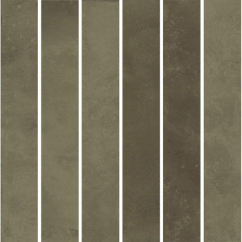 Декор Фес мозаичный зелёный глянцевый 15x15x0,77