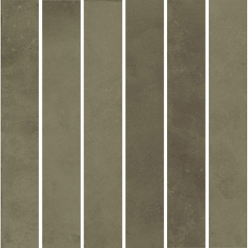 Декор Фес мозаичный зелёный глянцевый 15x15x0,77