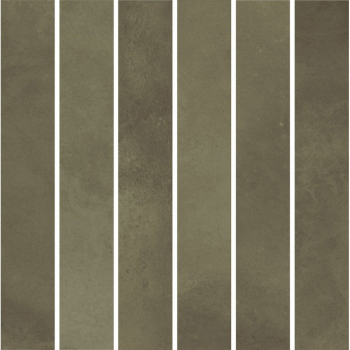 Декор Фес мозаичный зелёный глянцевый 15x15x0,77