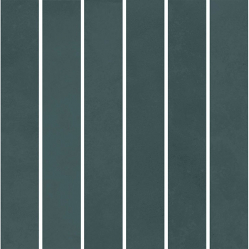 Декор Фес мозаичный бирюзовый тёмный глянцевый 15x15x0,77