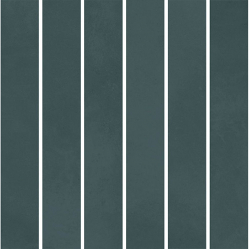 Декор Фес мозаичный бирюзовый тёмный глянцевый 15x15x0,77