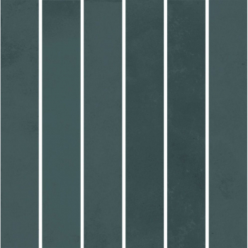 Декор Фес мозаичный бирюзовый тёмный глянцевый 15x15x0,77