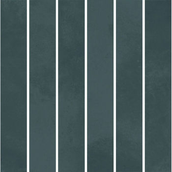 Декор Фес мозаичный бирюзовый тёмный глянцевый 15x15x0,77