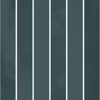 Декор Фес мозаичный бирюзовый тёмный глянцевый 15x15x0,77