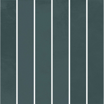 Декор Фес мозаичный бирюзовый тёмный глянцевый 15x15x0,77