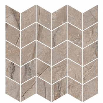 Декор Ифран мозаичный бежевый светлый глянцевый обрезной 30x31,2x0,9