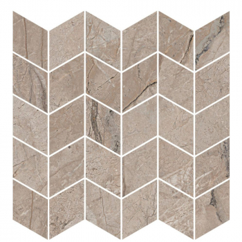 Декор Ифран мозаичный бежевый светлый глянцевый обрезной 30x31,2x0,9
