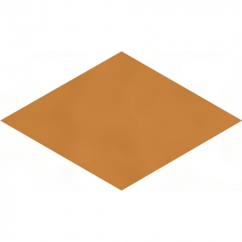 Декор Риад оранжевый глянцевый 13,5x7,8x0,9