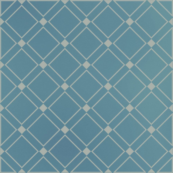 Декор Бахия 1 бирюзовый глянцевый 9,8x9,8x0,7