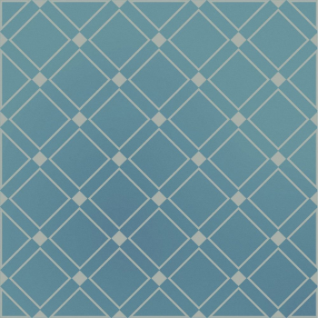 Декор Бахия 1 бирюзовый глянцевый 9,8x9,8x0,7