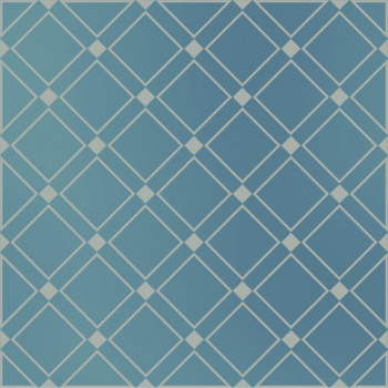 Декор Бахия 1 бирюзовый глянцевый 9,8x9,8x0,7