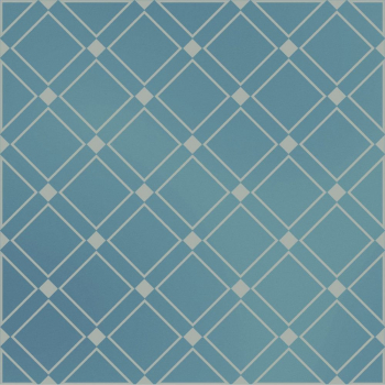 Декор Бахия 1 бирюзовый глянцевый 9,8x9,8x0,7