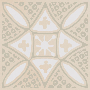 Декор Бахия 2 бежевый светлый глянцевый 9,8x9,8x0,7