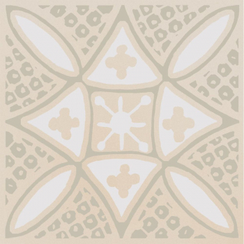 Декор Бахия 2 бежевый светлый глянцевый 9,8x9,8x0,7