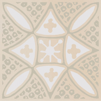 Декор Бахия 2 бежевый светлый глянцевый 9,8x9,8x0,7