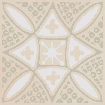 Декор Бахия 2 бежевый светлый глянцевый 9,8x9,8x0,7