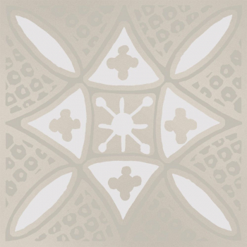 Декор Бахия 2 серый светлый глянцевый 9,8x9,8x0,7