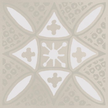 Декор Бахия 2 серый светлый глянцевый 9,8x9,8x0,7