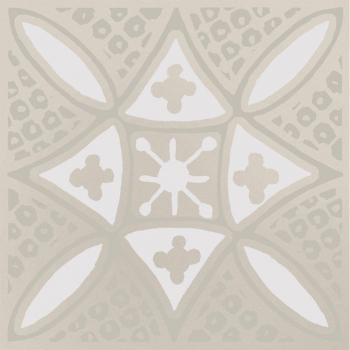 Декор Бахия 2 серый светлый глянцевый 9,8x9,8x0,7