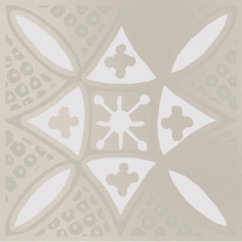 Декор Бахия 2 серый светлый глянцевый 9,8x9,8x0,7