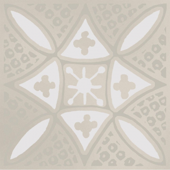 Декор Бахия 2 серый светлый глянцевый 9,8x9,8x0,7