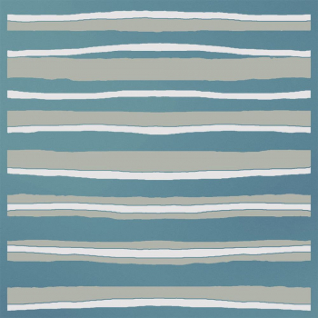 Декор Бахия 3 бирюзовый глянцевый 9,8x9,8x0,7