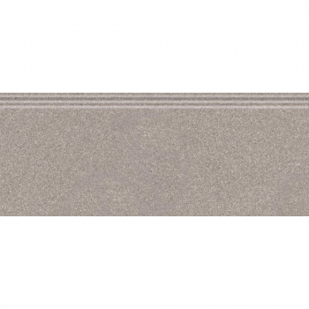 Плинтус Рабат серый матовый обрезной 30x12x1,3