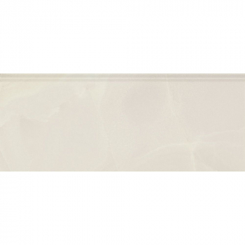 Плинтус Махкама бежевый светлый глянцевый обрезной 30x12x1,3