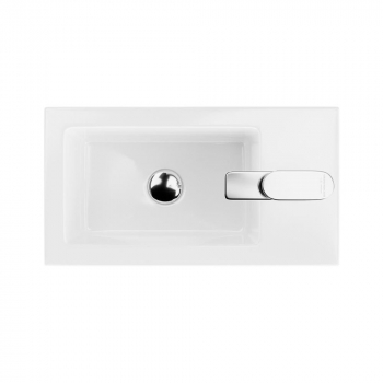 Раковина LATO встраиваемая сверху 50, белая глянцевая
