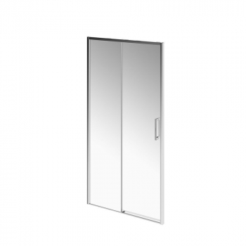 Душевая дверь LINDO, раздвижная с функцией soft close, 100х195, хром