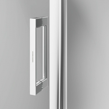 Душевая дверь LINDO, раздвижная с функцией soft close, 100х195, хром