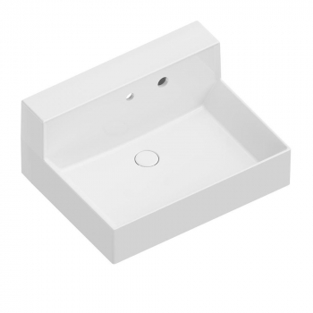 Раковина LOGICA M мебельная\подвесная cо встроенным смесителем 65, белая глянцевая