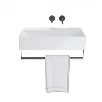 Раковина LOGICA мебельная\подвесная без отверстий 70, белая глянцевая