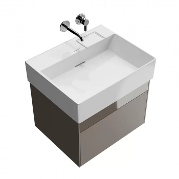 Тумба LOGICA подвесная 2 ящика 60 см, песчаный