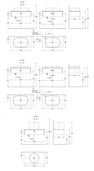 Тумба MAGICA подвесная 90, 1 ящик, вечерний серый матовый