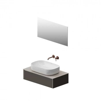 Тумба MAGICA подвесная 90, 1 ящик, вечерний серый матовый