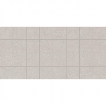 Декор Монсеррат мозаичный серый светлый матовый 40х20