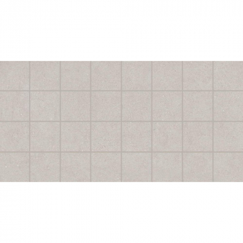 Декор Монсеррат мозаичный серый светлый матовый 40х20