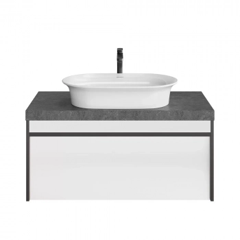 Тумба MODULA подвесная 100 с ящиком 1+1, арабика