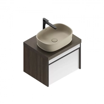 Тумба MODULA подвесная 60 с ящиком 1+1, арабика