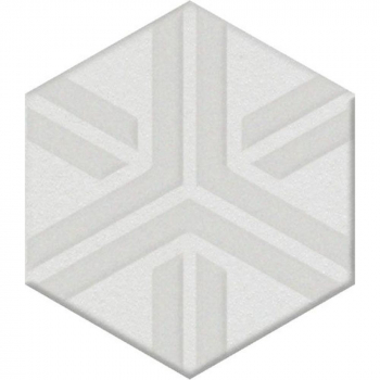 Декор Агуста белый 6х5,2