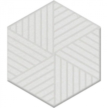 Декор Агуста белый 6х5,2