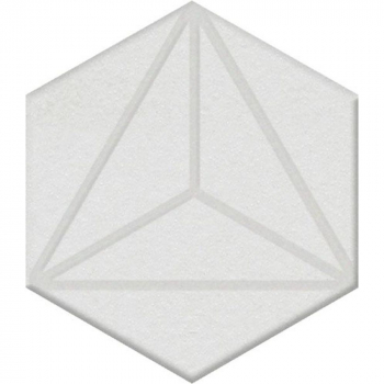 Декор Агуста белый 6х5,2