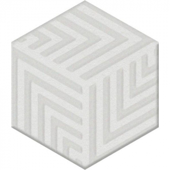 Декор Агуста белый 6х5,2