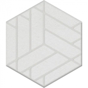 Декор Агуста белый 6х5,2