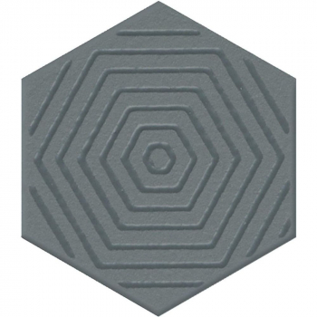 Декор Агуста синий матовыи 5,2x6