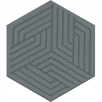 Декор Агуста синий матовыи 5,2x6